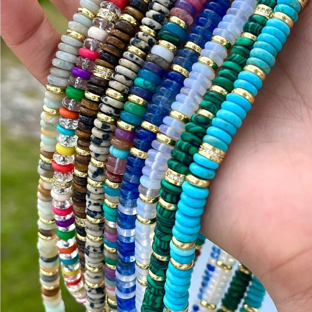 ❌sold ❌- Natural turquoise Stone Necklace - Picture 2 of 2